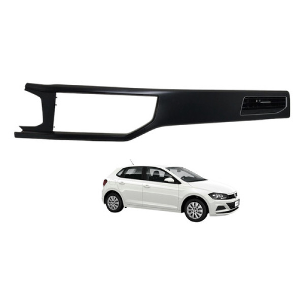 Moldura Multimídia Difusor Ar Polo 2019 2020 Vw