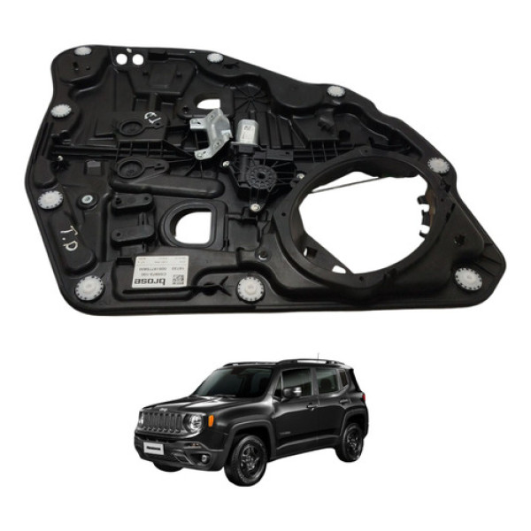 Máquina Vidro Traseiro Direito Jeep Renegade 2018