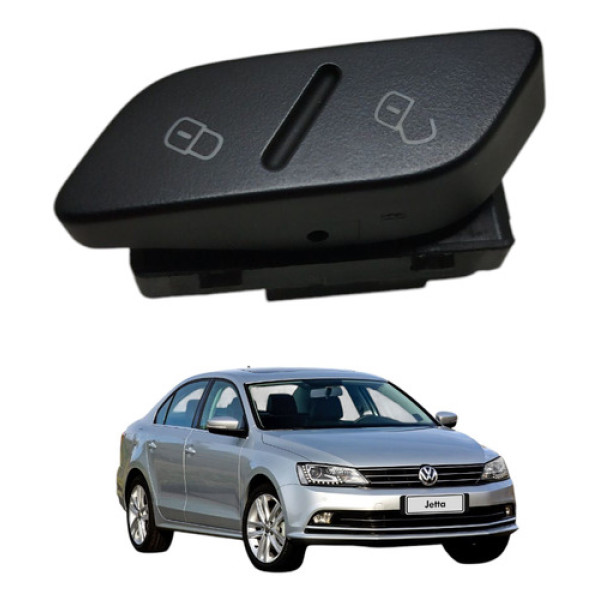 Botão Trava Destrava Dianteira Direita Jetta Tsi 2013 2014