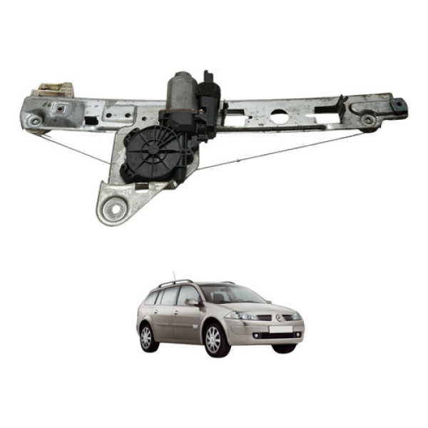 Máquina Vidro Traseira Direita Megane 2008 2009