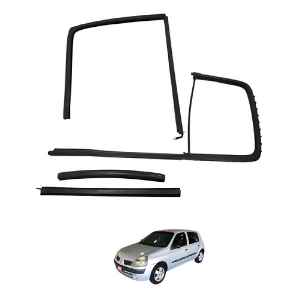 Kit Pestana Traseira Esquerda Clio Hatch 2004 2005