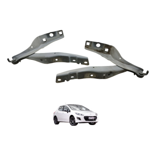 Par Dobradiça Capô Peugeot 308 2014 2015