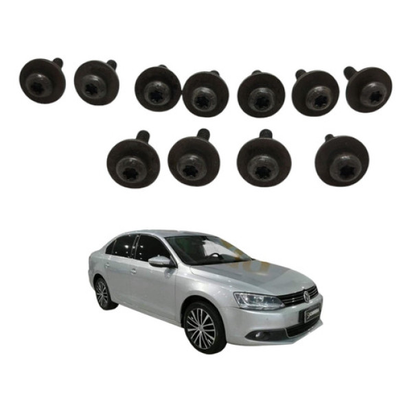 Jogo Parafuso Painel Frontal Superior Jetta Tsi 2011 2012