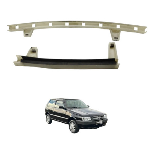 Guia Vidro Dianteiro Direito Uno 2010 2011 2012 Branco