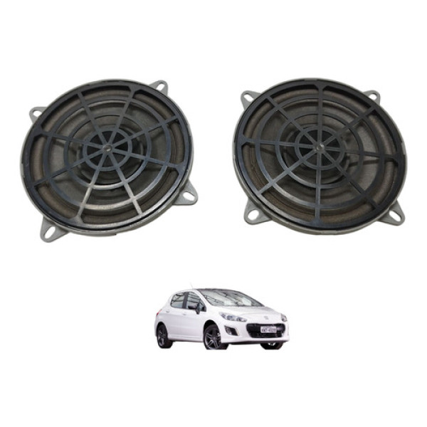Par Alto Falante Traseira Peugeot 308 2014 2015
