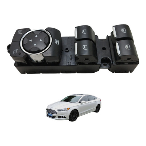 Botão Interruptor Vidro Dianteiro Esquerdo Fusion 2014