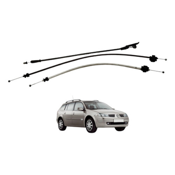 Cabos Comando Ar Megane Grand Tour 2008 2009