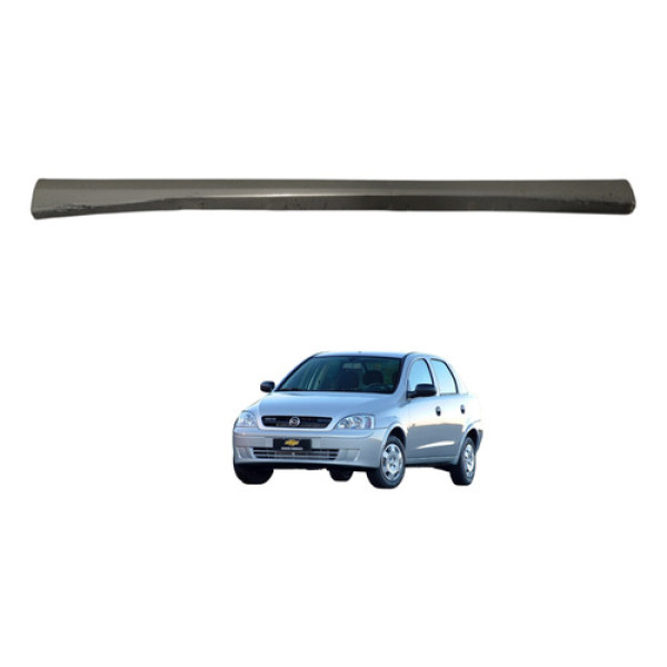 Soleira Spoiler Caixa Ar Direita Corsa Sedan 2004 2005 Prateado
