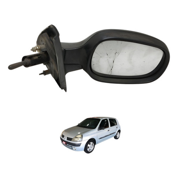 Retrovisor Direito Clio 1.0 2004 2005 Detalhe