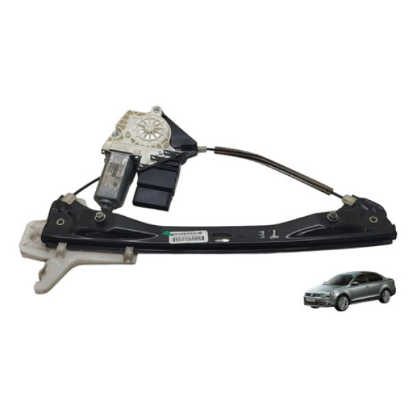 Máquina Vidro Elétrico Traseiro Esquerdo Jetta 2012 A 2015