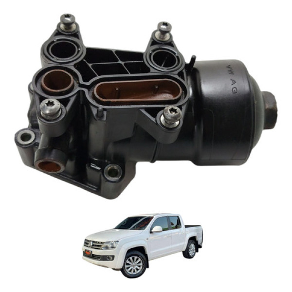 Suporte Cavalete Filtro Óleo Motor Amarok 2.0 2011 2012 2013