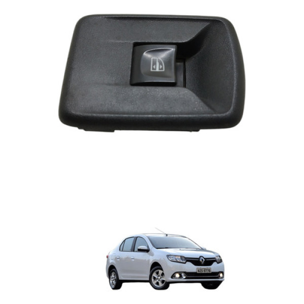 Botão Vidro Traseiro Esquerdo Logan 2015 2016 2017