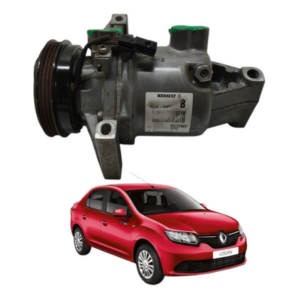Compressor Ar Condicionado Logan 1.0 3cc 2015 2016 2017 2018