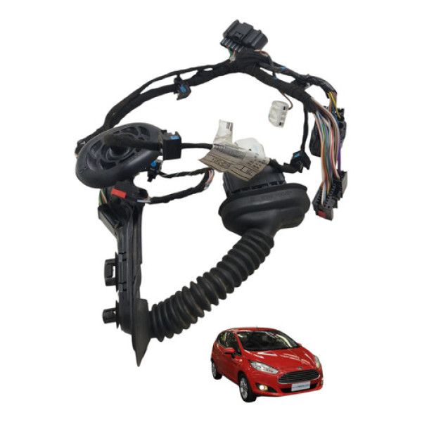 Chicote Porta Traseira Esquerda New Fiesta 2013 2014 2015