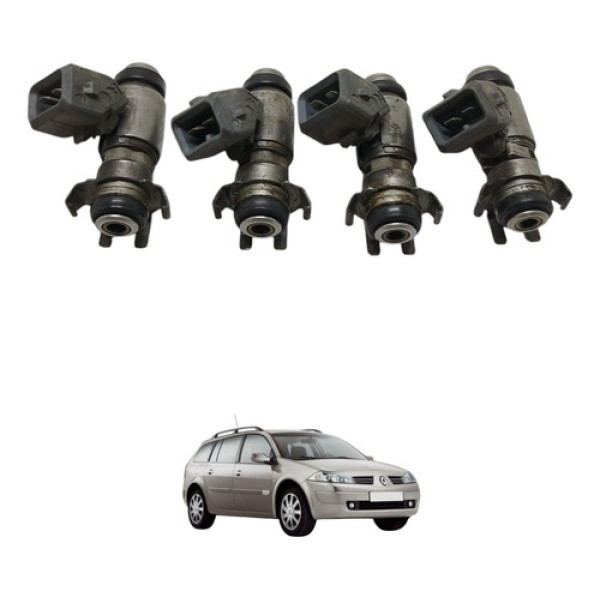 Jogo Bico Injetor Megane Grand Tour 1.6 16v 2008 2009