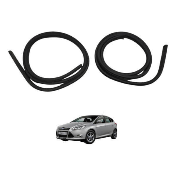 Par Borracha Porta Traseira Focus 2014 2015