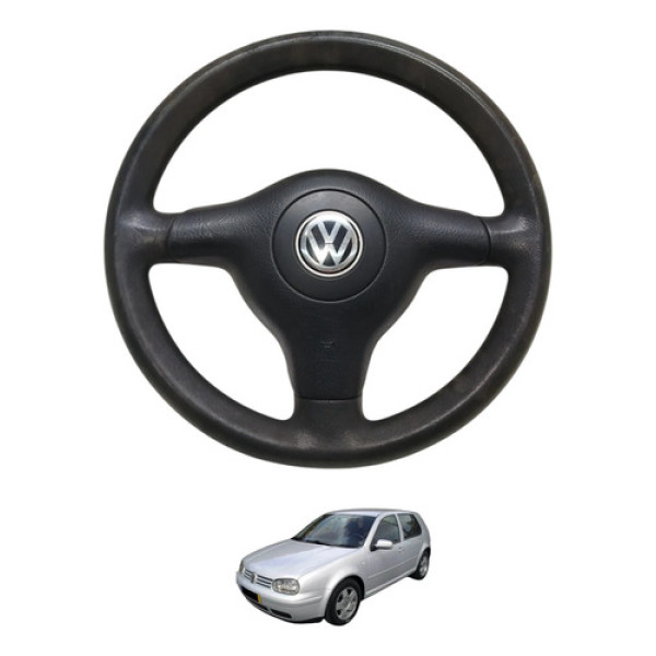 Volante Direção Golf 2001 2002 Preto
