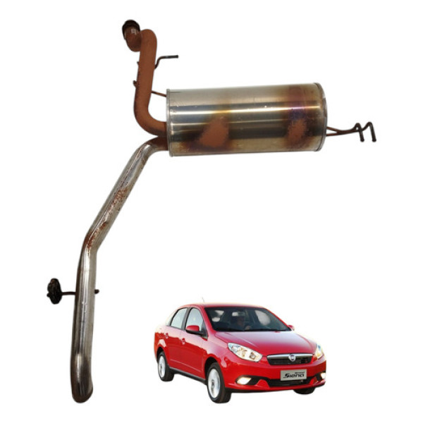 Abafador Escapamento Grand Siena 1.6 E-torq 2013 2014