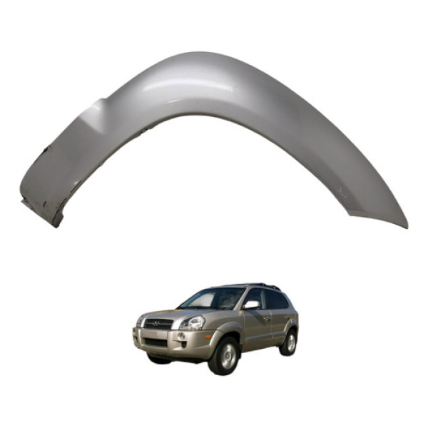 Friso Acabamento Paralama Dianteiro Direito Tucson 2009 2010 Prateado