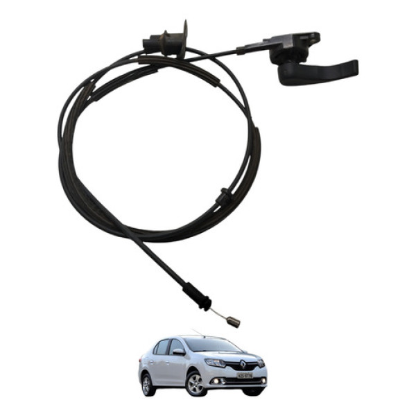 Cabo Alavanca Abertura Capô Dianteiro Logan 2015 2016