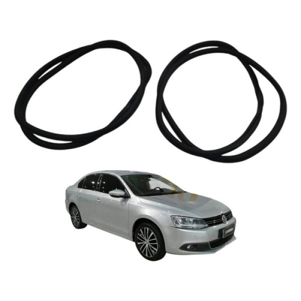 Par Borracha Porta Traseira Jetta Tsi 2011 2012 Vw
