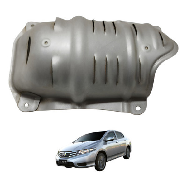 Capa Defletor Calor Catalisador Honda City 1.5 2013 2014