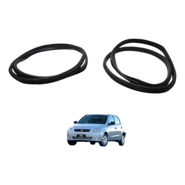 Borracha Porta Traseira Corsa 2004 2005