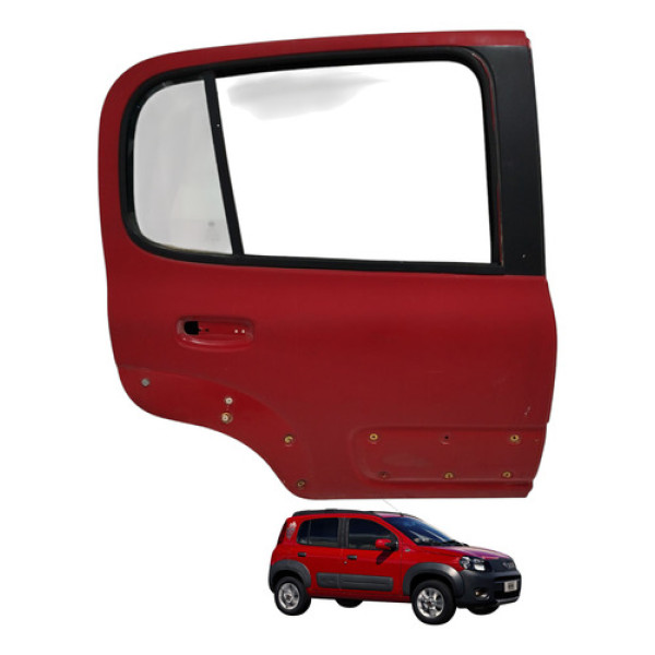 Porta Traseira Direita Uno Way 2011 2012 2013 2014