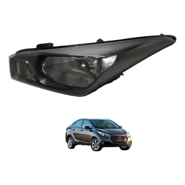 Farol Esquerdo Hyundai Hb20 2017 2018 Esquerdo/motorista