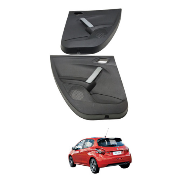Par Forro Porta Traseira Peugeot 208 2014 2014