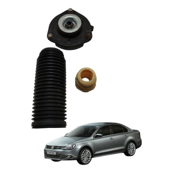 Jogo Coxim Batente Amortecedor Dianteiro Jetta 2.0 2012 2013