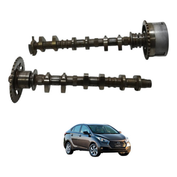 Par Comando Válvula Hyundai Hb20 1.0 3c 2017 2018