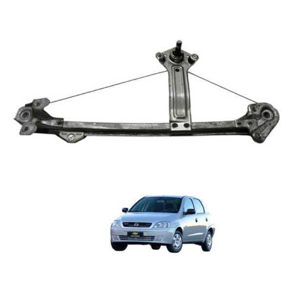 Máquina Vidro Traseira Esquerda Corsa 2004 2005
