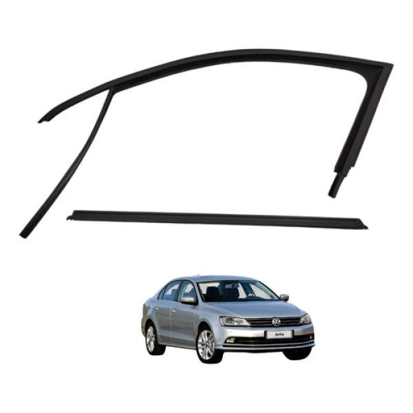 Par Pestana Vidro Dianteira Esquerda Jetta Tsi 2013 2014