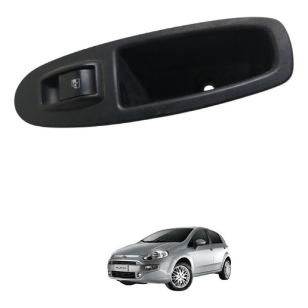 Botão Vidro Traseiro Direito Punto 2013 2014