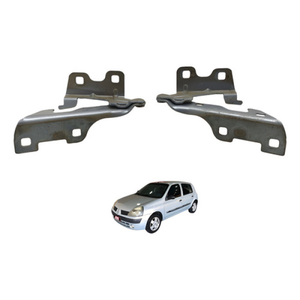 Par Dobradiça Capô Clio 2004 2005