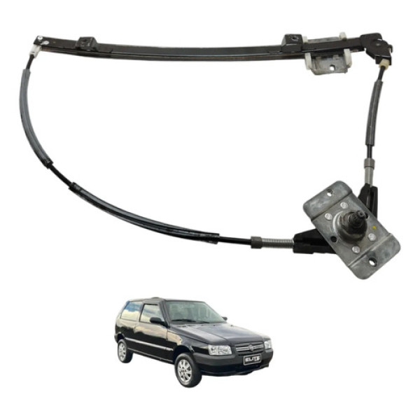 Máquina Vidro Dianteira Esquerda Uno 2010 2011 2012