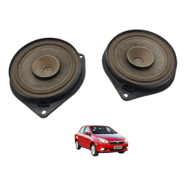 Par Auto Falante Traseiro Grand Siena 2013 2014