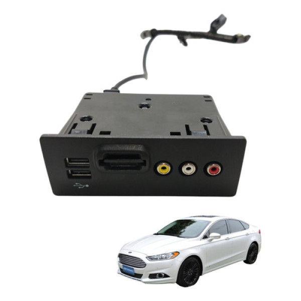 Entrada Tomada Usb Ford Fusion Titanium Ecoboost 2014 2015