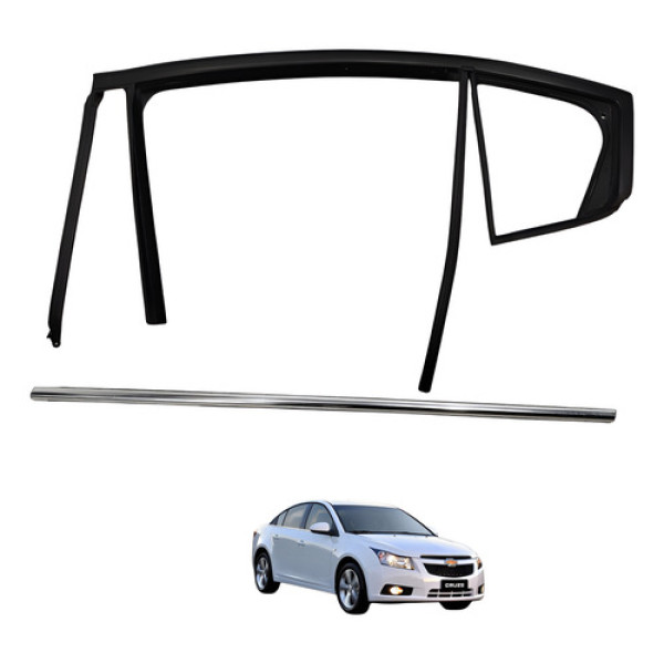 Pestana Porta Traseira Esquerda Cruze Ltz Sedan 2012 2014