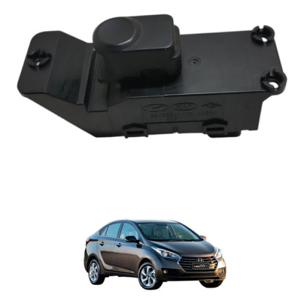 Botão Vidro Traseiro Esquerdo Hb20 2017 2018