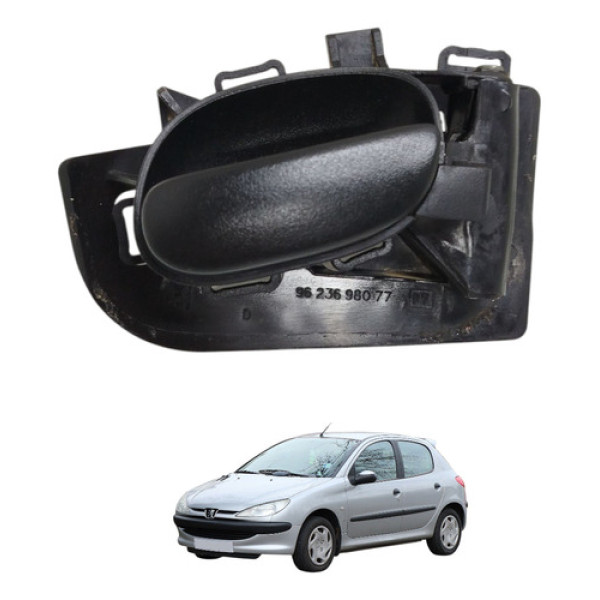 Maçaneta Interna Traseira Direita Peugeot 2008 2009