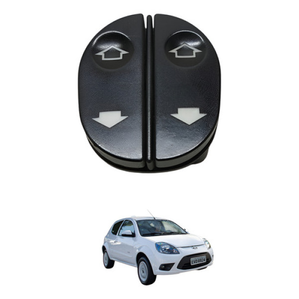 Botão Vidro Dianteira Esquerda Ford Ka 2012 2013