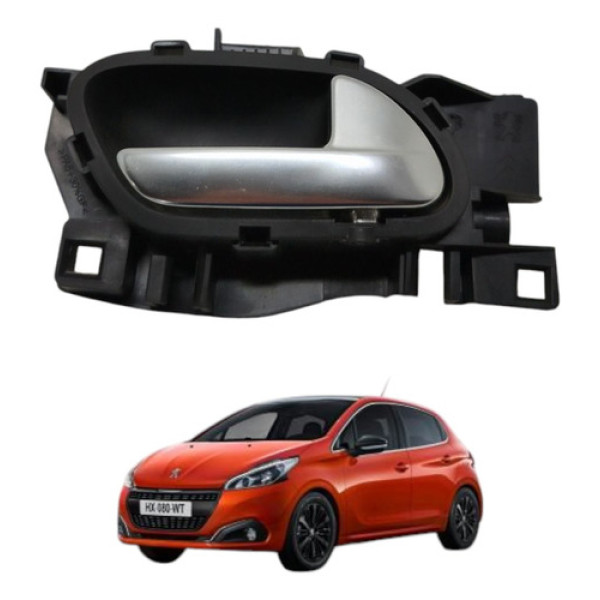 Maçaneta Interna Dianteira Direita Peugeot 208 2014 2015
