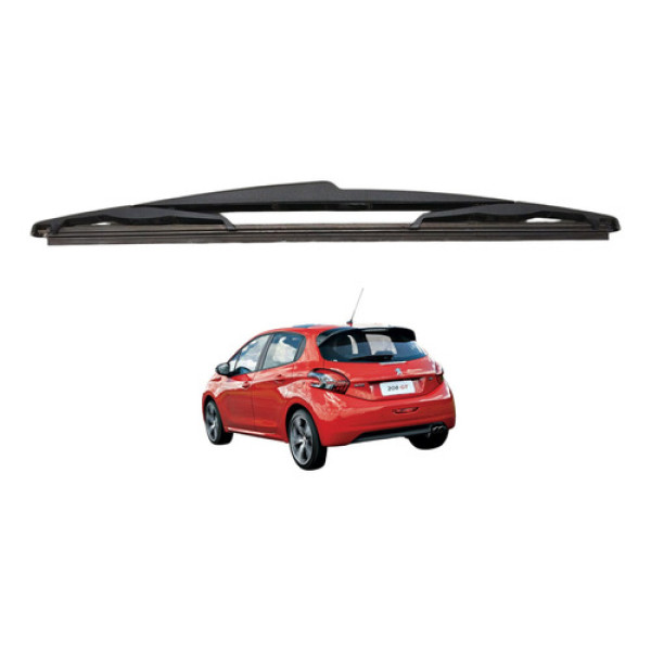 Palheta Braço Haste Limpador Traseiro Peugeot 208 2014 2015