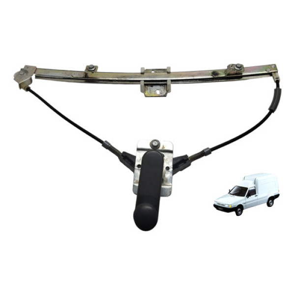 Máquina Vidro Dianteiro Direito Fiorino 1994 A 2002