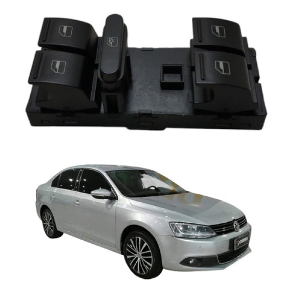 Botão Vidro Elétrico Dianteiro Esquerdo Jetta Tsi 2011 2012