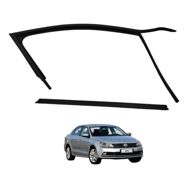 Pestana Guia Vidro Dianteira Direita Jetta Tsi 2013 2014