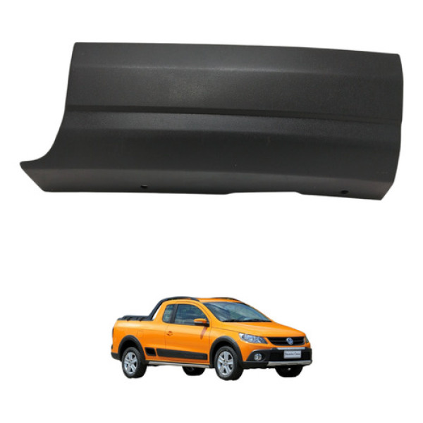 Acabamento Direito Parachoque Traseiro Saveiro Cross 2013