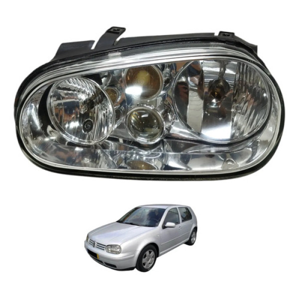 Farol Esquerdo Golf Sapão 2001 2002 Esquerdo/motorista